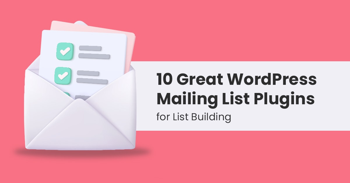 using wordpress for mailing list